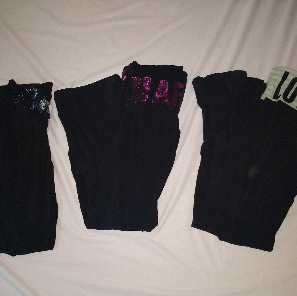 Pink Victoria's secret yoga pants